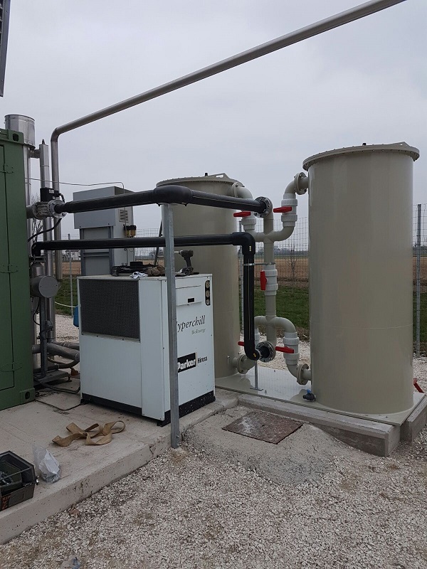 Biogas treatment at Biogas Plant at Treviso &mdash; Italy