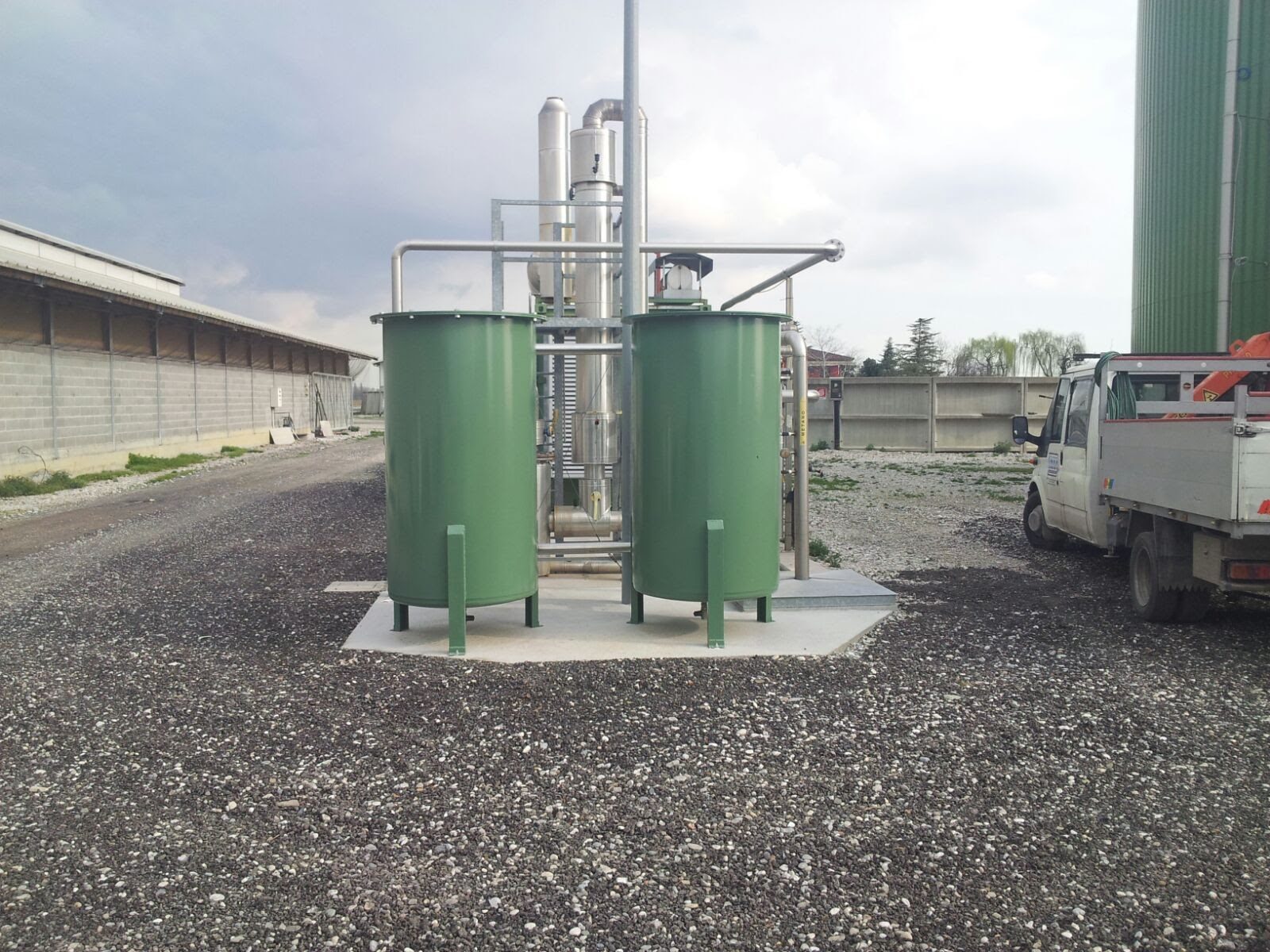 Desulphuriser for 250 kW plant, Treviso &mdash; Italy