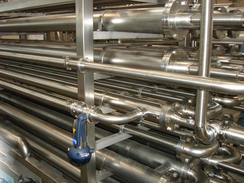 4 pipes - Pasteurizer for tomato in Pontinia (Rome) &mdash; Italy